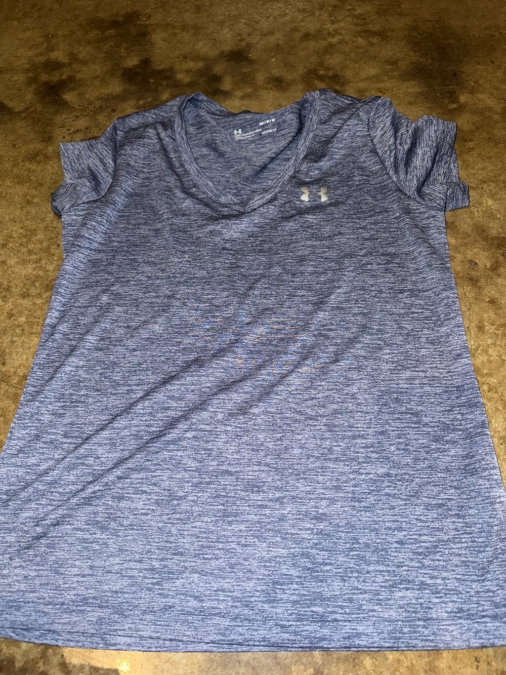 Under Armour Women's Heather Navy Athletic Tee